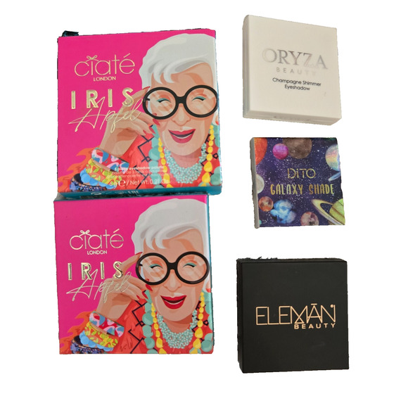 Assorted Eyeshadow Palettes – Featuring Ciaté x Iris Apfel, Oryza, Dito,& Eleman - Picture 1 of 5